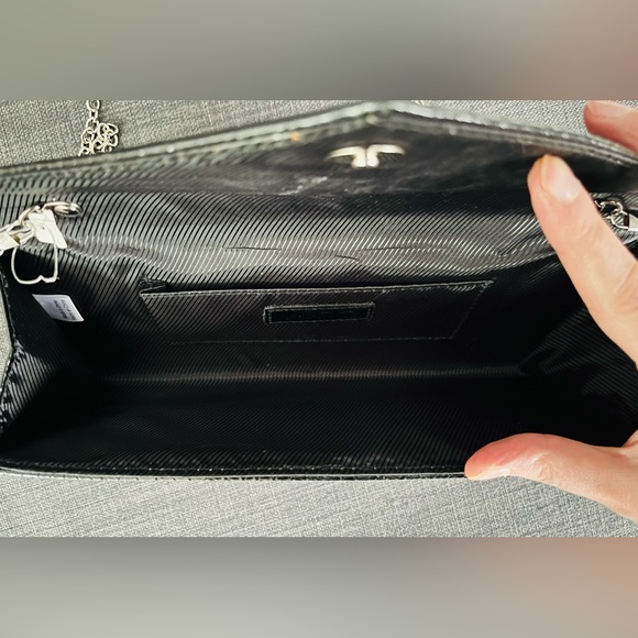 Aldo black faux leather clutch purse - Picture 4 of 8